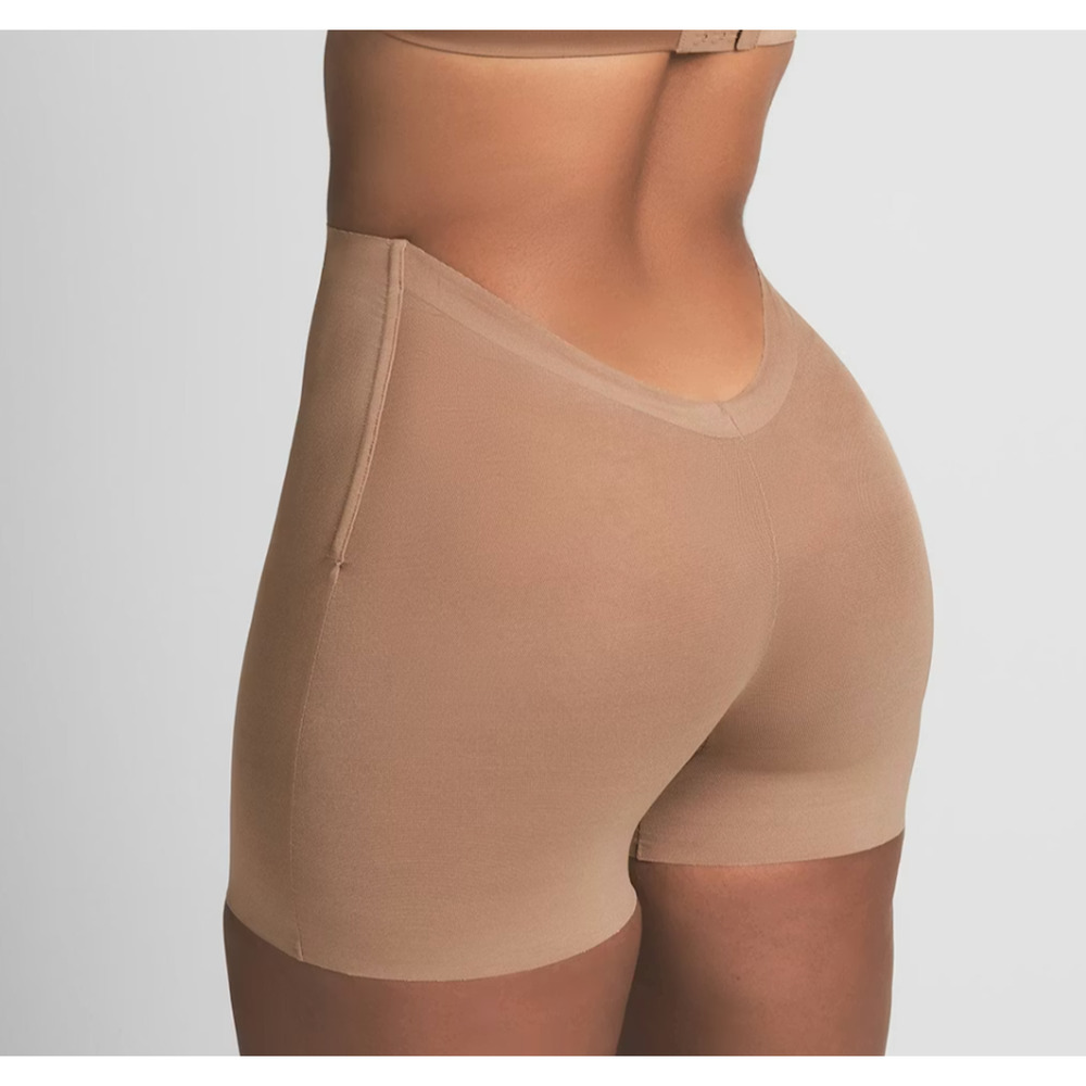 SKIMS Sheer Sculpt Low Back Shorts L Side Boning Sienna BO-SHO-9391 No Show NEW